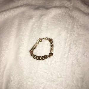 Golden chain bracelet